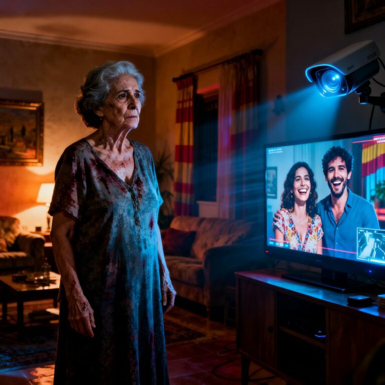 No dije nada cuando vi a mi hijo cerrar la puerta. “¿Está encendida la cámara?”, preguntó ella, riéndose. Yo estaba al otro lado de la pantalla, inmóvil. Lo que hicieron después no fue solo una traición, fue una humillación. El silencio me pesó más que cualquier grito. Minutos más tarde, sonó el teléfono: “Deja de mirar”. ¿Quién sabía que yo estaba viendo todo?