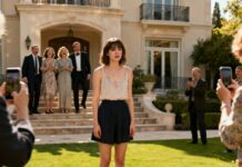 “They threw my suitcase onto the front lawn and laughed while my clothes scattered everywhere. ‘You’re nothing without our name,’ my adopted mother sneered. I stood there shaking as neighbors filmed my humiliation. Then a white limousine stopped in front of the mansion. A man stepped out holding a wedding dress… and said my name. That was the moment everything changed.”