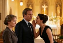 I hadn’t seen my ex-fiancée in seven years—not since she left me for my own brother. At our father’s funeral, she leaned in, smirked, and whispered, “So… I guess I won. You’re still poor, right?” I didn’t raise my voice. I didn’t flinch. I simply turned to the woman beside me and said, “Yeah. Well… meet my wife.” Her face went completely white.