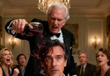 The wine was still dripping from my hair when my father-in-law laughed and said, “You should be grateful we even let you sit at this table.” Everyone laughed. My wife didn’t say a word. That silence hurt more than the wine. That’s when I pulled out my phone and made the call that would ruin them all. They thought this was my breaking point. They had no idea it was theirs.