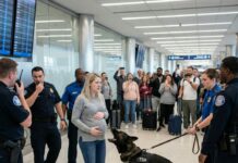 A dog barks frantically at a pregnant woman in an airport—and the truth security uncovers is staggering…