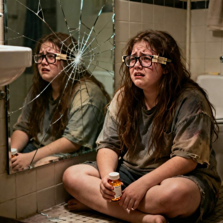 “I sat on the bathroom floor, pills in my hand, staring at the ceiling. ‘I can’t do this anymore,’ I whispered. My mother’s voice echoed in my mind: ‘Survive, baby. Just survive.’ That night, something shifted. Pain turned to fire, despair to determination. I promised myself one thing: they won’t break me again. And one day, they’ll see who I really became.”