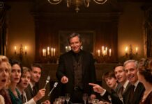 “My wife slammed her hand on the table and screamed, ‘Apologize to my brother or get out of my house.’ Fourteen people froze. Her brother smirked like he’d already won. I stood up, looked him in the eye, and said one sentence that made his wife drop her wine glass. Twenty minutes later, marriages were ending, secrets were exposed, and my own marriage was already dead.”