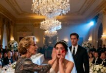 “I thought today would be perfect… until her hand hit my cheek!” I gasped, holding back tears as the entire ballroom fell silent. Patricia sneered, “This is what you get for disrespecting me!” My face burned with pain and humiliation. Then Nathan stepped forward, calm but deadly serious, and said, “Family doesn’t hurt family. Remove them now.” I couldn’t believe it—my wedding had just turned into a battlefield. But this was only the beginning…