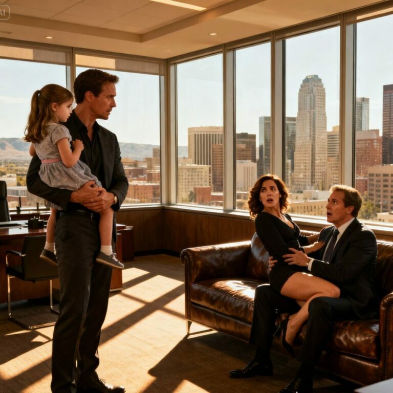 “I can’t believe what I’m seeing… Olivia, what the hell is going on?” My voice barely reached her over the sound of our daughter’s giggles in the next room. There they were, my wife and the CEO, tangled together on her office couch. My heart stopped, my mind raced—and in my pocket, the $100 million lottery ticket burned like a ticking bomb. Was this my life ending or just beginning?