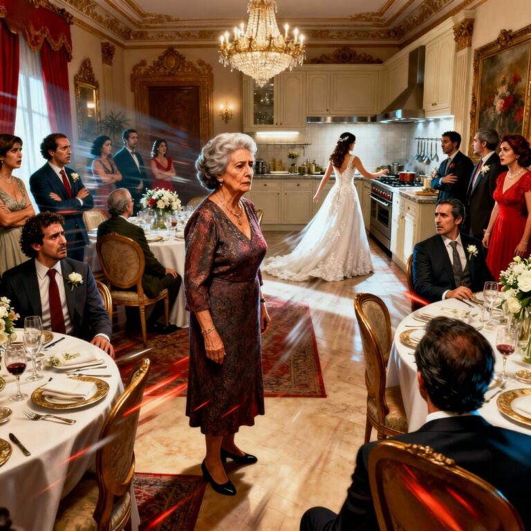 Nunca olvidaré la frase. —“Tú quédate en la cocina, aquí solo estamos la familia”, dijo mi futura nuera, delante de todos, el día antes de la boda de mi hijo. No grité. No discutí. Me quedé en silencio mientras las copas tintineaban y nadie me miraba a los ojos. A la mañana siguiente, envié un solo mensaje… y su luna de miel en Maldivas desapareció. Pero eso no fue lo peor.