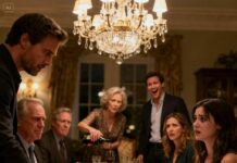 “Sit down, you’re embarrassing us,” my father-in-law snapped. I looked around the table—smirks, silence, satisfaction. Eight years of it. “No,” I said quietly. “What’s embarrassing is letting a stranger insult my parents while you pretend it’s polite conversation.” My wife wouldn’t meet my eyes. That’s when I knew this dinner wasn’t just ending a night. It was ending a marriage.