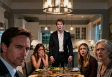 “He laughed at my car. He smirked at my job. ‘Government work? Must be boring,’ he said. I stayed quiet, letting him humiliate me in front of everyone. But then… he mentioned his company—Apex Strategic Solutions. I pulled out my phone. ‘You’re under federal investigation,’ I said. The room went silent. The arrogant guy who thought he was untouchable just met his match. And suddenly, all eyes were on me. What happens next? You won’t believe it.”