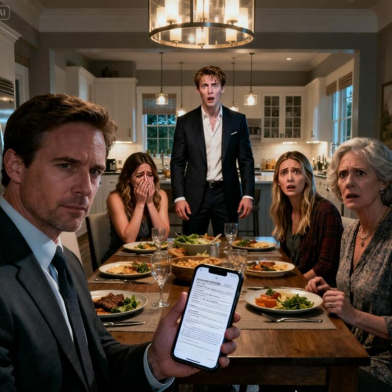 “He laughed at my car. He smirked at my job. ‘Government work? Must be boring,’ he said. I stayed quiet, letting him humiliate me in front of everyone. But then… he mentioned his company—Apex Strategic Solutions. I pulled out my phone. ‘You’re under federal investigation,’ I said. The room went silent. The arrogant guy who thought he was untouchable just met his match. And suddenly, all eyes were on me. What happens next? You won’t believe it.”