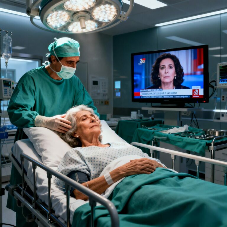 “No te preocupes, tú puedes arreglártelas sola”, fue lo último que me escribió mi hijo la mañana de mi cirugía de corazón. Mientras yo firmaba papeles en el hospital, él se subía a un avión rumbo a París con su suegra. Nadie me miró a los ojos. Nadie se quedó. Pero lo que ellos no sabían era quién estaba a punto de abrirme el pecho… y por qué horas después mi cara apareció en la televisión nacional.