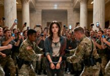 They laughed when they saw the janitor’s shoes. They cheered when her bag hit the marble floor. No one noticed the way the room changed when a general’s insignia slid into the light. No one asked why she never defended herself. Because the most dangerous people don’t beg to belong—they wait for the truth to arrive.