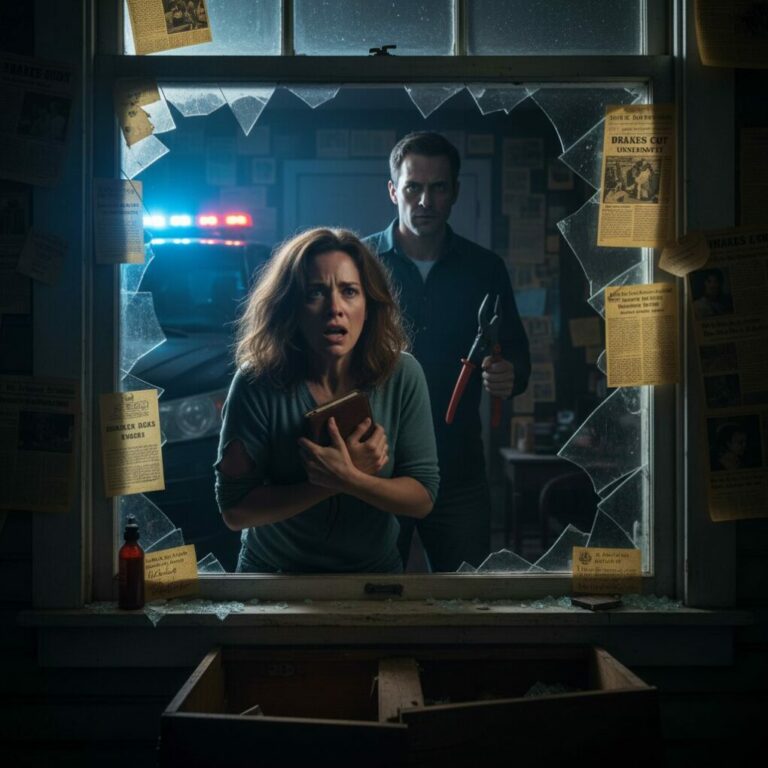 The lock clicked, a sound that echoed through fifteen years of silence. “Let’s see what mom was hiding,” my husband whispered, his voice tight. Darkness. Dust. Then, the flashlight found them: clippings about his first wife, dead in ’92. “Brakes cut. Suspicious. Case unsolved.” My blood ran cold as his face went white. We both knew, with a sickening lurch, this wasn’t just old news. And then, at the bottom of a dusty box, we found it – her diary. What secrets would it spill?