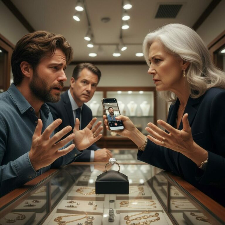 “My own daughter-in-law pointed her finger at me, screaming, ‘How could you steal my happiness, you thief!’ while the whole family watched in cold silence. I fled her house in a storm of tears, swearing I’d never return. But today, my jeweler called with a chilling discovery: someone tried to sell that ‘stolen’ ring. When he whispered the name of the seller, my blood turned to ice. The betrayal was deeper than I ever imagined…”
