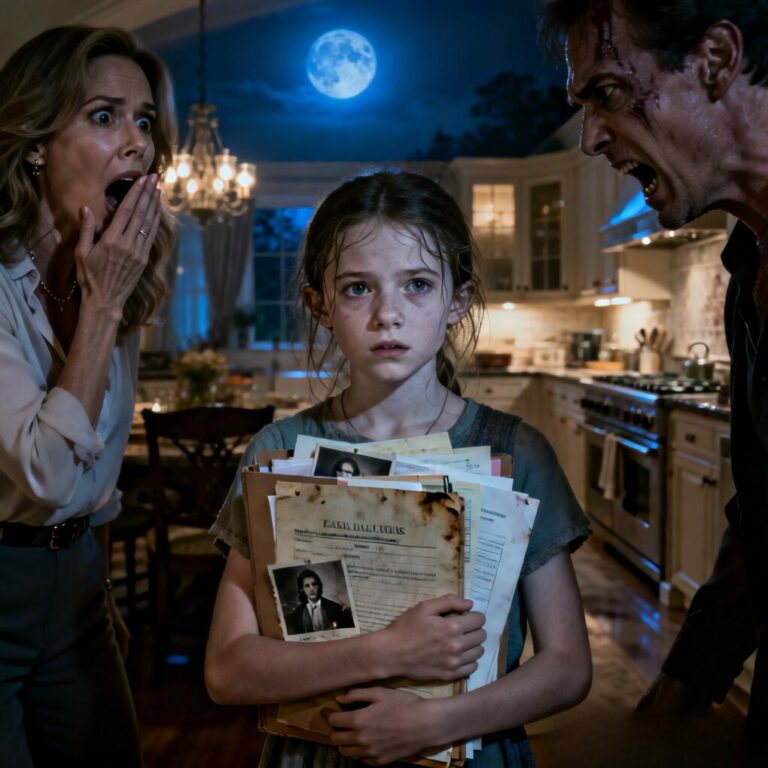 “At eleven, I was a ghost in my own home. My parents handed me a twenty-dollar bill and vanished into Europe for a month. No food, no calls, just silence. But when my mother finally pushed the door open, her scream shattered the glass. ‘No! This isn’t real! What have you done?’ she shrieked, falling to her knees. You see, the girl they left behind didn’t exist anymore—and what she found in the cellar changed everything.”