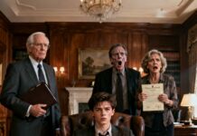 “I stared at the two strangers claiming to be my ‘loving’ parents after 15 years of silence. ‘We’re here to manage our son’s $125 million estate,’ my mother sneered, eyes locked on my grandfather’s mansion. I didn’t say a word. I just nodded to the man entering the room. As my lawyer laid out the restraining orders and the proof of my emancipation, their smiles vanished. ‘Remember me?’ he asked. Suddenly, their faces turned deathly pale. The real game was just beginning.”