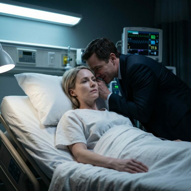 Cuando mi esposo escuchó a los médicos decir que solo me quedaban tres días de vida, me tomó de la mano, sonrió y dijo: —¡Por fin! Solo tres días… ahora tu casa y tu dinero serán míos.  Después de que se fue, llamé a la mujer que limpiaba la casa y le dije: —Ayúdame, y no tendrás que volver a trabajar nunca más.