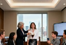 “They’re just interns. No one will believe you,” Jessica laughed as hot coffee soaked through my blouse. I was shaking, burned, humiliated, while Tyler filmed everything. That’s when my phone buzzed. My husband’s message was short: “Don’t quit. Tomorrow, I’ll come.” They had no idea the man they were mocking would end their careers in under five minutes.