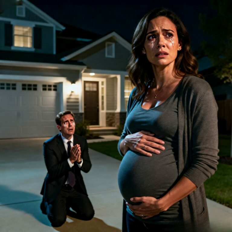 I was eight months pregnant when his secretary smirked at me and said, “Look at her… who would even want her now?” He laughed. My husband laughed. That night, I packed nothing but my dignity and vanished. A week later, my phone rang nonstop. His voice was shaking. “Please… come back.” But I was already gone—and this was only the beginning