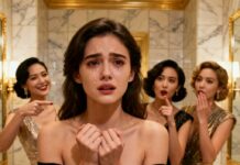 “I can’t believe they called me trailer trash… here, in the opera house!” I whispered, tears burning my cheeks. The women laughed, their voices slicing through my chest like knives. Just as I thought I had no defense, Jake’s voice thundered behind me: “Don’t touch my wife.” The room froze. Everyone turned. My heart skipped a beat. Who was this man I married? And why had he hidden everything from me?