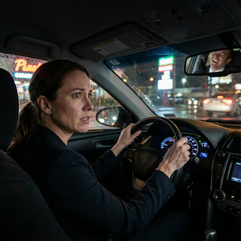 Después de mi divorcio, me reconstruí desde cero y empecé a trabajar de noche como conductora de taxi. Una noche, de pronto, una risa llegó desde el asiento trasero, una risa que conocía demasiado bien. Justo después escuché la voz de mi exmarido decir: «Ella nunca se dará cuenta». Mis manos se aferraron con fuerza al volante. En ese instante, sentí que el rumbo de mi futuro cambiaba para siempre.