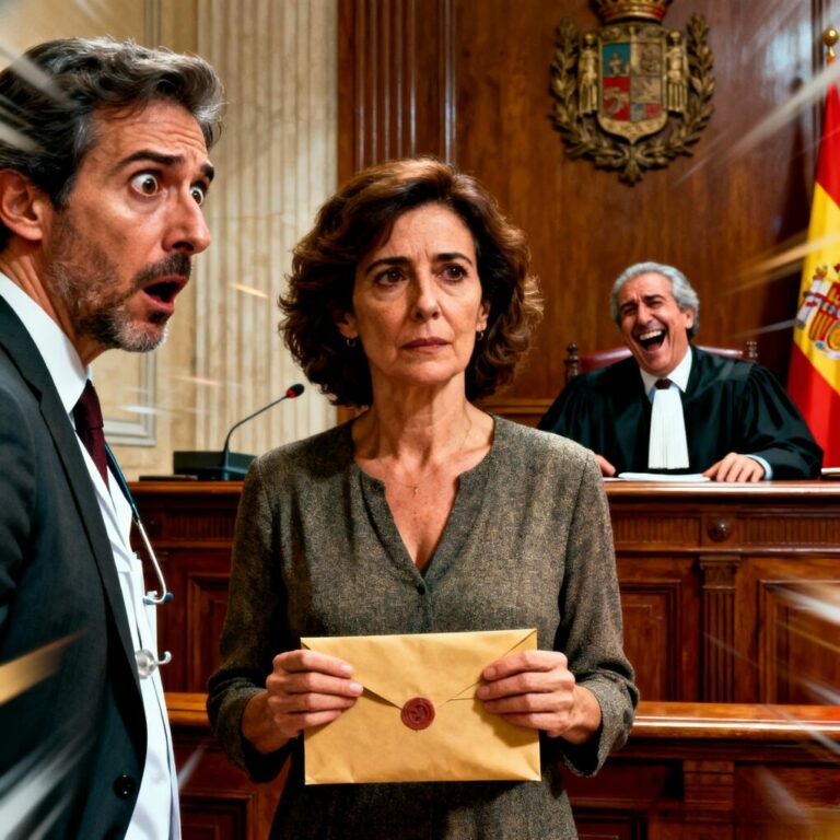 Nunca olvidaré la forma en que me miró y dijo, delante del juez: —“Tu simplicidad me da vergüenza. Ya no estás a mi altura.”  La sala quedó en silencio. Seis años pagando su carrera de Medicina, seis años creyendo en “nosotros”. Bajé la mirada, apreté el sobre que llevaba en el bolso y respiré hondo. Nadie sabía lo que contenía… ni lo que estaba a punto de ocurrir.