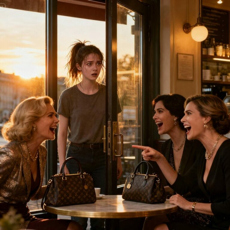 I heard her laugh before I heard my name. “She’s coming to the gala,” Catherine said. “The poor designer girl. It’ll be hilarious.” My hands started shaking outside the café window. They thought I was a joke. What they didn’t know was this: the man waiting for me at home wasn’t just my husband. And that night… everything they believed was about to collapse.