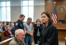 I never told my parents I was a federal judge after they abandoned me ten years ago. Before Christmas, they suddenly invited me to “reconnect.” When I arrived, my mother pointed to the freezing garden shed. “We don’t need him anymore,” my father sneered. “The old burden is out back—take him.” I ran to the shed and found Grandpa shivering in the dark. They had sold his house and stolen everything. That was the line. I pulled out my badge and made one call. “Execute the arrest warrants.”