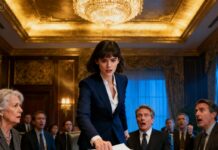 “I think there’s been a mistake,” my stepfather said, laughing nervously. I smiled and slid the documents across the table. “No mistake at all,” I replied. “You taught me patience. You taught me silence. What you didn’t teach me—was mercy.” The room went quiet. My mother started shaking. And that was the exact moment I decided to end him… professionally.