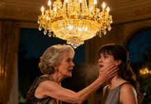 “I still hear the sound of the slap,” I said, my voice shaking. “That was the moment I realized I’d never be accepted.” My mother-in-law stood there, cold and furious, while the room went silent. Then my husband spoke—quietly. “Mom,” he said, “you just crossed a line you can never undo.” What he did next destroyed her world… and changed mine forever