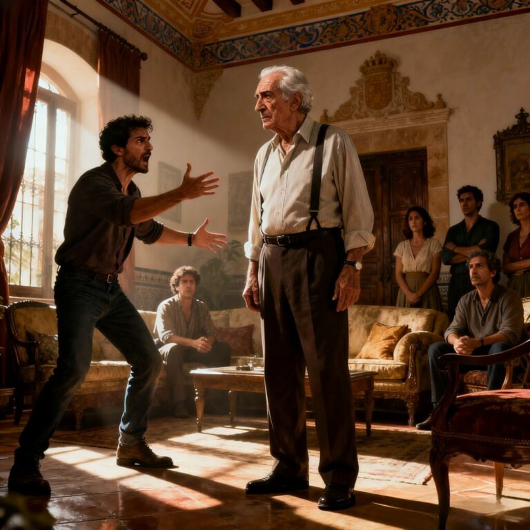 Nunca olvidaré cómo lo dijo. “Papá, busca otro techo. Esta casa ya no es tuya.” Lo dijo delante de su esposa, de mis nietos, con esa calma que humilla más que un grito. Yo me quedé en silencio, sintiendo cómo cuarenta años de sacrificio se reducían a una frase. Nadie defendió mi nombre. Nadie preguntó nada. Solo asentí… y me fui. Lo que él no sabía era que ese silencio escondía algo que cambiaría todo.