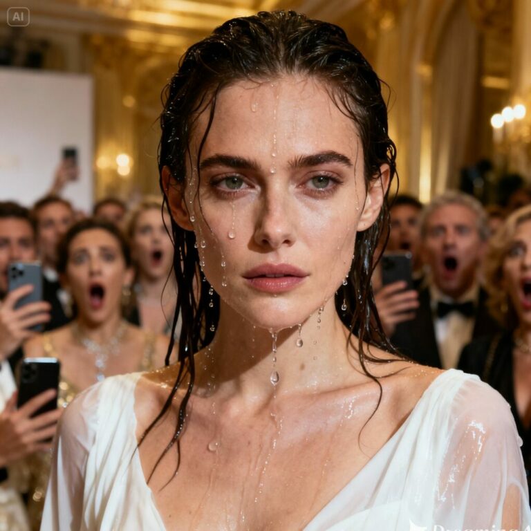 I stood frozen as the water dripped from my hair and soaked my dress. Vivian smiled and said loudly, “Now you know your place.” The room laughed. My hands were shaking—but not from fear. Then I heard a calm voice behind me say, “Step away from my wife.” In that moment, everything changed, and she realized she had just humiliated the wrong woman.