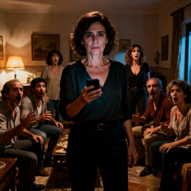 El teléfono de mi marido sonó y contesté sin pensar. —“Has vuelto a dejar aquí los calcetines”, susurró una mujer. Me quedé en silencio. Ella rió: —“Te quiero tanto”. Colgué despacio. Sentí la humillación subir por la garganta. No era una desconocida. Era familia. ¿Hasta dónde puede doler un silencio cuando la traición te habla al oído?