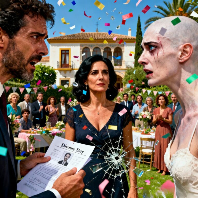 “Firma aquí, por favor.” Eso fue lo que me dijo mi marido en nuestra revelación de género, delante de padres, amigos y cámaras. No fue una broma. Eran papeles de divorcio. Sentí cómo me arrancaba la dignidad sin levantar la voz. El silencio fue brutal. Pero cuando llegó mi turno de hablar, vi su sonrisa romperse en mil pedazos. Porque una sola frase bastó para destruir todo su teatro.