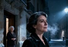 Me gritó: “¡Pues vete a casa de tus padres y a ver si te congelas!” y, sin darme tiempo a reaccionar, me empujó fuera y cerró con llave. Era pleno invierno y yo llevaba solo el camisón. El silencio de la calle dolía más que el frío. Cuando levanté el puño para romper la ventana, la puerta de la vecina se abrió y su voz me heló más que la noche: “Mañana, tu marido va a suplicar”. ¿Por qué lo dijo tan segura?