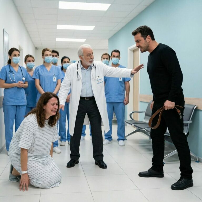 Mi esposo me maltrataba todos los días. Un día, después de que perdí el conocimiento, me llevó de urgencia al hospital insistiendo en que me había caído por las escaleras… pero se quedó completamente paralizado cuando el médico…