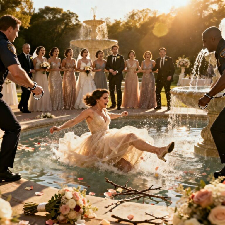 “The moment I saw Victoria pointing at me and whispering to that stranger, I knew she was planning something catastrophic. ‘Esther has been lying to everyone,’ she hissed. My heart pounded—I had spent months secretly recording her schemes, but nothing prepared me for this. As the wedding guests looked on, I whispered to Marcus, ‘It’s showtime.’ What she didn’t know… the tables were about to turn in ways she could never imagine.”