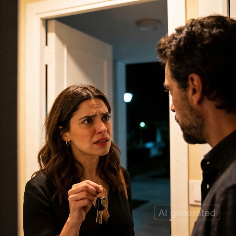 Me quedé paralizada junto a la puerta, con las llaves temblando en mi mano. “¿De verdad crees que soy egoísta?”, grité, sintiendo cómo la rabia me quemaba el pecho. “¡Esta es mi casa!” Nadie respondió, y ese silencio fue más cruel que cualquier insulto. En ese instante entendí que no era una discusión cualquiera. Era el comienzo de una ruptura que cambiaría todo… y aún no sabía hasta dónde llegaría.