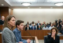 I discovered a newborn aband0ned in my apartment hallway and raised him as my son. Seventeen years later, his biological mother—a millionaire—returned, and his words in court silenced the room