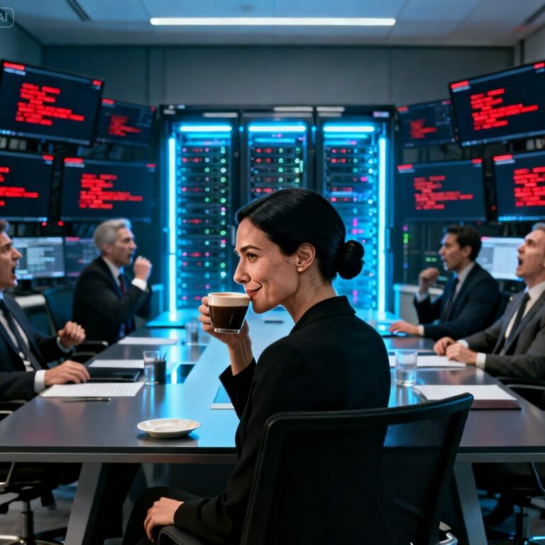 “Forty percent of my salary gone… my office gone… and they just handed it all to Elliot Hson, the CEO’s kid. I blinked, calm, coffee in hand. ‘You really think you can run this without me?’ I asked, voice quiet, sharp. Silence. They didn’t laugh. They didn’t move. And I realized—I was still the only one who could make the system breathe. Let’s see who really controls the company.”