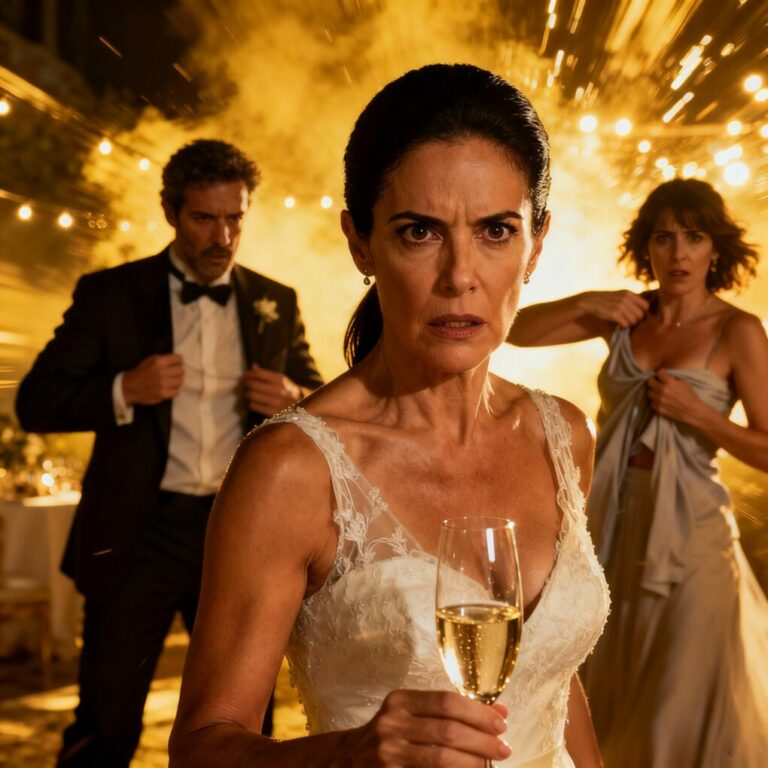 No grité. Solo dije en voz baja: “¿De verdad aquí?” Mi marido se abrochó la chaqueta, mi cuñada bajó la mirada, y la música de la boda siguió sonando como si nada. Busqué a mi hermano. Él me miró, sonrió y susurró: “Tranquila, el espectáculo acaba de empezar.” En ese instante entendí que no solo me estaban engañando… me estaban usando. Y aún faltaba lo peor.