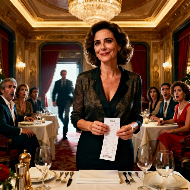 En mi cumpleaños, mi marido se levantó con la copa en alto y dijo: “Eres una vergüenza”. Veinte miradas, risas tensas. Luego empujó la cuenta hacia mí: diez mil euros. Antes de irse, escupió: “Una mujer como tú debería agradecer que te tocara”. Yo sonreí. No respondí. Esa noche dormí en silencio… y esta mañana desperté con cien llamadas perdidas. ¿Qué pasó después de esa sonrisa?