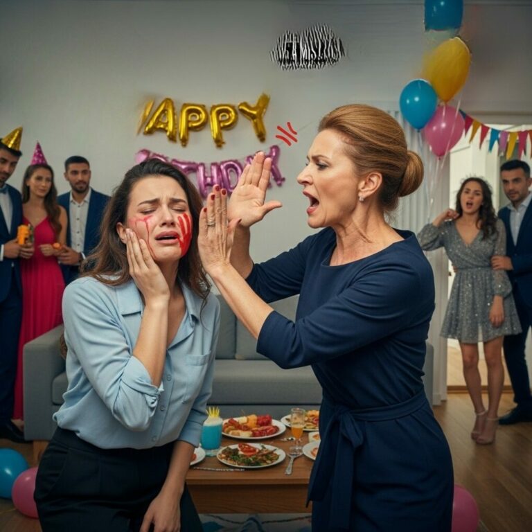 “My own birthday cake sat untouched as my mother’s hand cracked across my face. ‘I made a mistake giving birth to you!’ she screamed, shielding my smirking, spoiled sister. In that moment, my heart shattered. I threw them both out, leaving behind the only life I knew. But a month later, my phone rang. My mother was sobbing, her voice trembling in pure shock: ‘Why didn’t you tell me the truth?'”