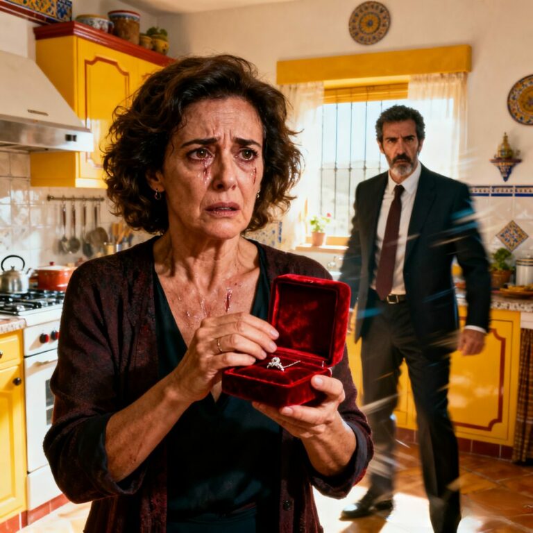 Cuando abrí la maleta y vi caer la caja de terciopelo rojo, sentí que el aire se me iba. “No mires ahora”, me dije en voz baja, pero mis manos temblaban. Dentro había una joya… y una nota. Mi marido, de pie en la puerta, solo dijo: “No es para ti”. Ese silencio, cargado de desprecio, fue peor que cualquier grito. Lo que esa nota revelaba aún me quema por dentro… ¿de verdad conoces a la persona con la que duermes?