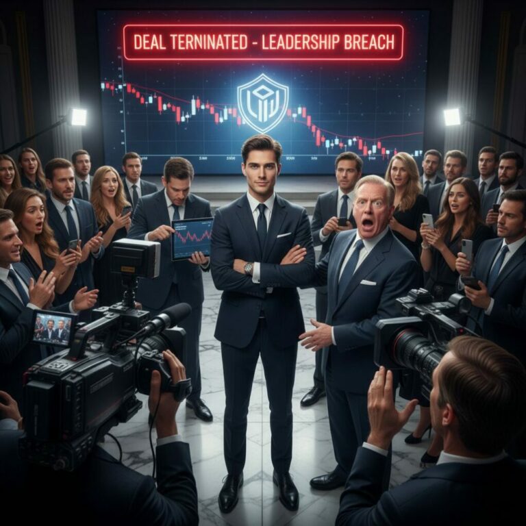 “The Chairman’s sneer cut through the room like a blade. ‘I don’t shake hands with low-level employees,’ he barked, his voice echoing as the crowd erupted in mocking laughter. I felt the heat of a dozen cameras on my face, but I didn’t flinch. Stepping closer, I whispered loud enough for the mics to catch: ‘Big mistake. You just lost $2.5 billion.’ The laughter died instantly. Now, the world is watching… and I’m just getting started.”