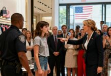 “I need you to leave the store immediately.” That was the moment I knew something was wrong. I stood there in my jeans and sneakers, surrounded by luxury displays, while the store manager stared at me like I didn’t belong. Then she leaned closer and whispered, “People like you don’t shop here.” Minutes later, her hand was across my face—and my life would never be the same again.