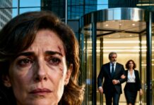 Nunca pensé que el momento más humillante de mi vida empezaría con una risa. —“Señora, yo veo a la esposa del CEO todos los días”, me dijo el guardia sin mirarme. Luego señaló hacia la puerta giratoria: —“Mírela… sale ahora mismo con él”. Me quedé en silencio. No grité. No lloré. Solo sonreí… y decidí entrar en el juego. Porque en ese instante entendí algo que cambiaría todo.