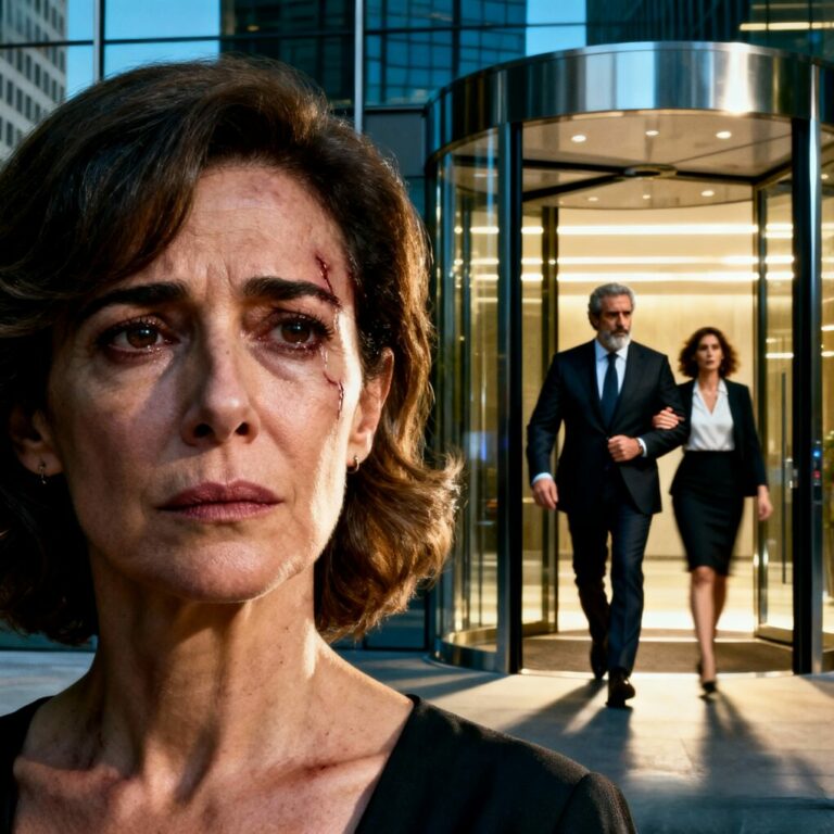 Nunca pensé que el momento más humillante de mi vida empezaría con una risa. —“Señora, yo veo a la esposa del CEO todos los días”, me dijo el guardia sin mirarme. Luego señaló hacia la puerta giratoria: —“Mírela… sale ahora mismo con él”. Me quedé en silencio. No grité. No lloré. Solo sonreí… y decidí entrar en el juego. Porque en ese instante entendí algo que cambiaría todo.