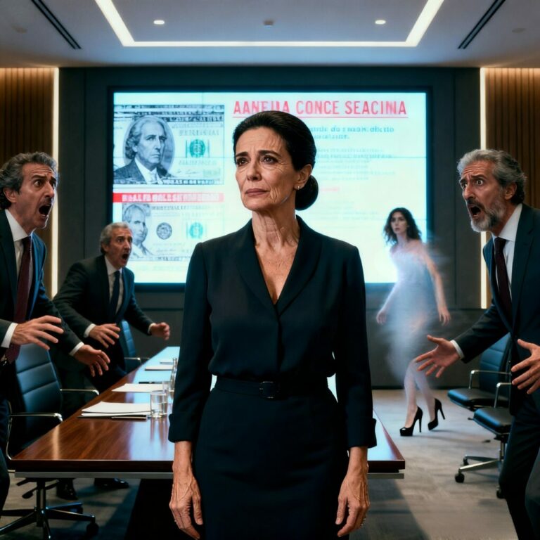 Entró del brazo de ella y dijo, riéndose: “Desde hoy, ella me sustituye aquí… y en casa. Más joven, más lista”. Las risas me atravesaron como agujas. Yo no dije nada. Abrí mi portátil, miré a la mesa y respondí en voz baja: “Entonces mirad esto”. El silencio cayó de golpe. Nadie estaba preparado para lo que apareció en la pantalla. Y ahí empezó todo.