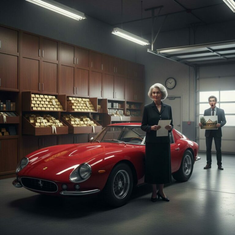 “Get out, you useless old woman! The penthouse is mine now,” my son sneered, slamming the door in my face. Left with nothing but a key to a rotting, rusted garage, I felt my world shatter. But the moment I forced the heavy door open, I didn’t find junk. I froze, my breath catching as the moonlight hit the floor. My husband hadn’t left me a ruin—he’d left me a secret that would change everything. What was really hidden behind those walls?