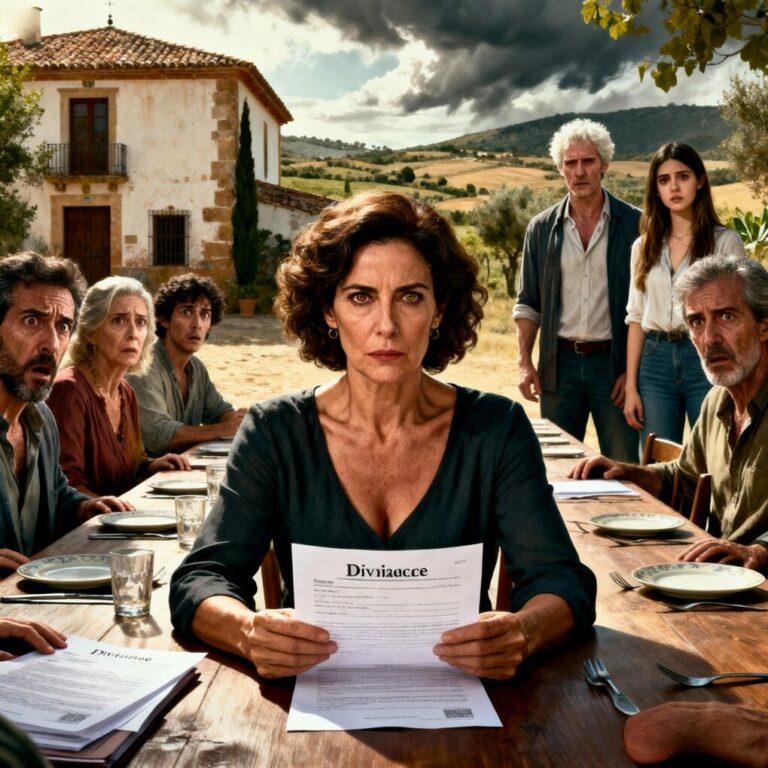 “Antonio quiere que firmes aquí mismo”, dijo ella, dejándome los papeles en la mesa familiar. Escuché risas, cuchicheos, ese desprecio que duele más cuando viene de los tuyos. Mi ex no habló; no le hizo falta. Sonreí, aunque por dentro todo ardía. “Ahora mismo no”, contesté con calma. Ellos pensaron que era miedo. No tenían ni idea de lo que venía después.